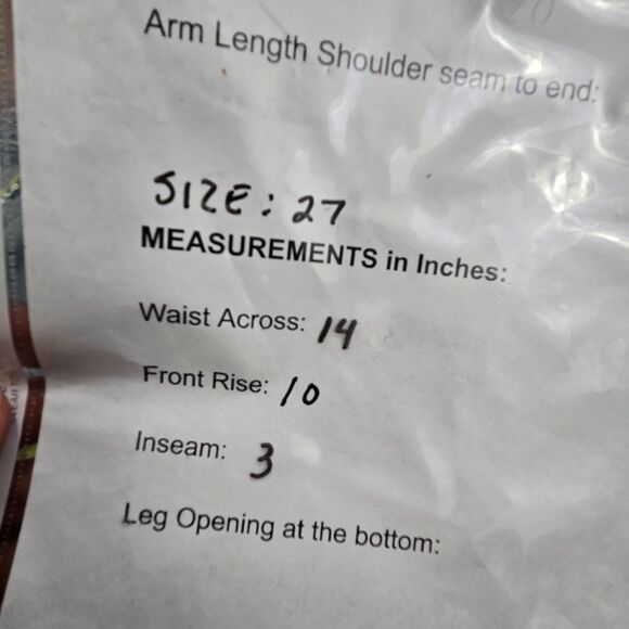 Agolde High Rise Parker Jean Shorts Size 27 Cut Off Distressed Denim Button Fly - Picture 5 of 10